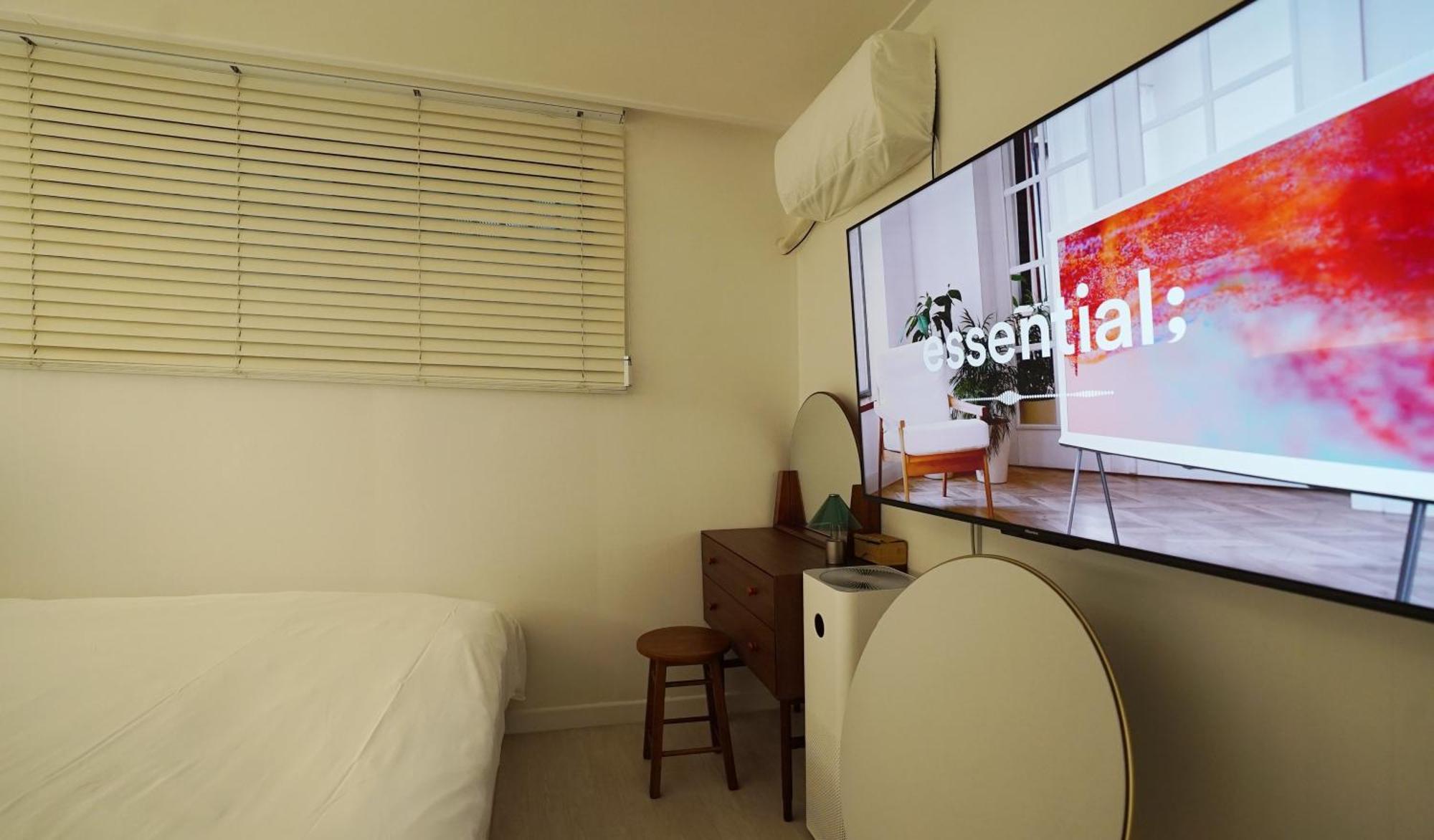 Sound Stay, 1 Minute Walk From Sillim Station, Netflix, 2 Queen-sized Beds, Hongdae 20 Minutes, Remodeling *